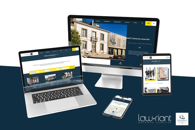 Bienvenue sur le site officiel de Law-riant, notaires & associés